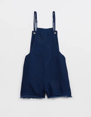 Aerie Pool-To-Party Double Strap Shortall