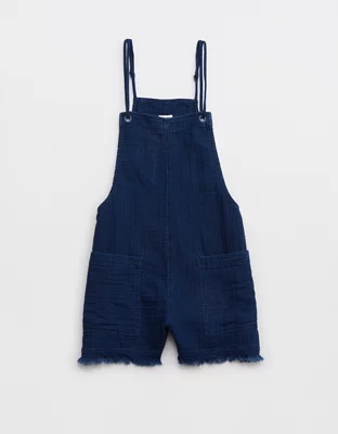 Aerie Pool-To-Party Double Strap Shortall