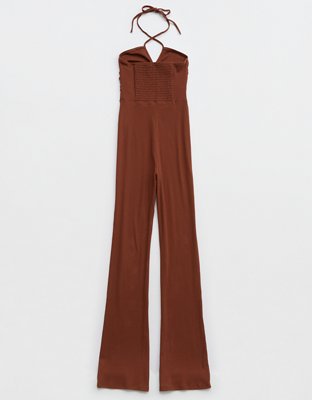 Aerie Halter Ribbed Jumpsuit