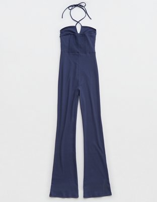 Aerie Halter Ribbed Jumpsuit