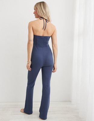 Aerie Halter Ribbed Jumpsuit