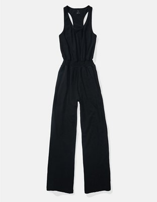 Женские комбинезоны Aerie Knit Wide Leg Jumpsuit — фото 3
