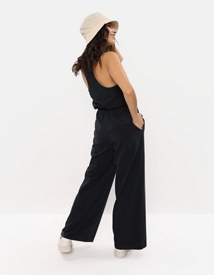 Женские комбинезоны Aerie Knit Wide Leg Jumpsuit — фото 2