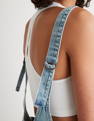 Aerie Denim Shortalls