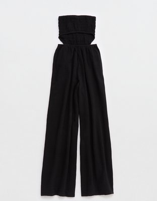 Aerie Gauzy Strapless Jumpsuit