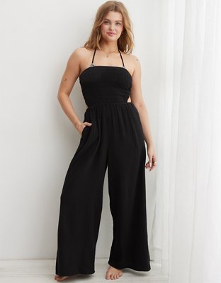 Aerie Pool-To-Party Strapless Jumpsuit