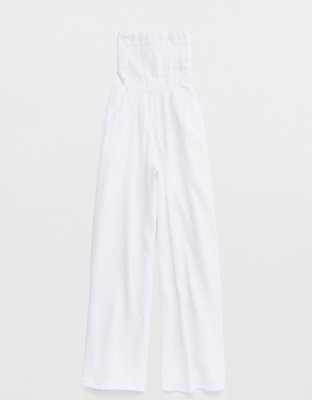Aerie Jumpsuit de Gasa sin Breteles
