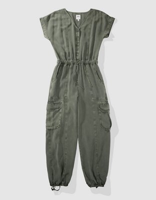 Aerie Twill Utility Jumpsuit