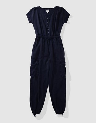 Aerie Twill Utility Jumpsuit