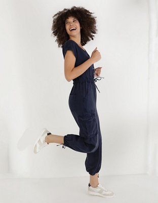 Aerie Twill Utility Jumpsuit