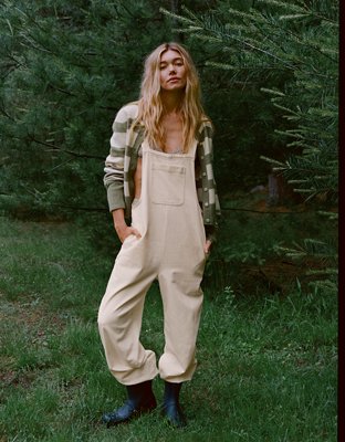 Aerie Denim Overall