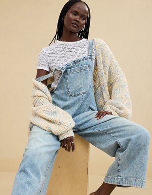 Aerie Denim Overall