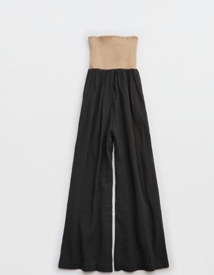 Aerie Colorblocked Strapless Jumpsuit