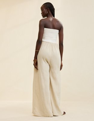 Aerie Colorblocked Strapless Jumpsuit