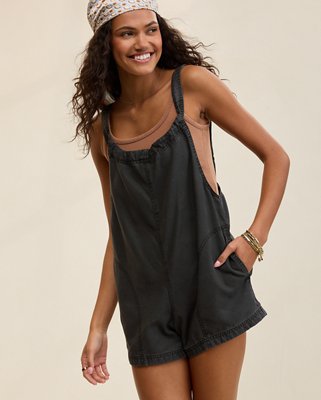 Aerie Denim Shortalls