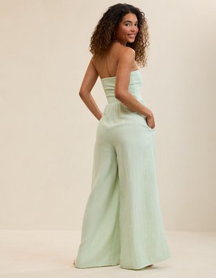 Aerie At The Barre Strapless Jumpsuit