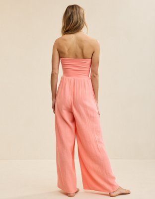 Aerie At The Barre Strapless Jumpsuit