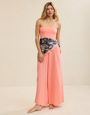 Aerie At The Barre Strapless Jumpsuit