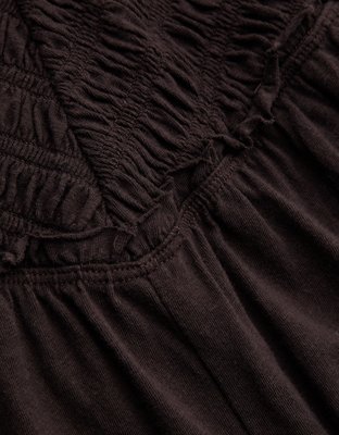 Aerie Happiest Smocked Jumpsuit