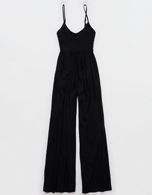 Aerie At The Barre Smocked Jumpsuit