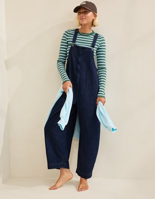 Женский комбинезон Aerie Relaxed Balloon Overall, цвет: Светлый серый — фото 1