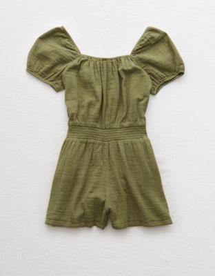 Aerie Puff Sleeve Romper