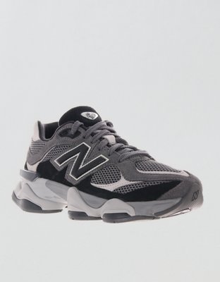 New Balance 9060 Black Gray Suede Athletic Shoes Sneakers Size Men 7 Women 8 1/2 New Balance 9060 Unisex Sneakers Black Castlerock Grey  main image 3