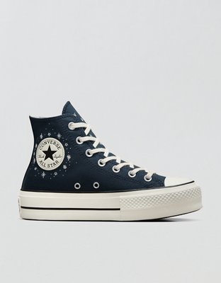 Navy blue chuck taylors best sale