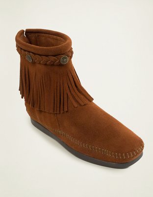 Minnetonka Back Zip Softsole Boot