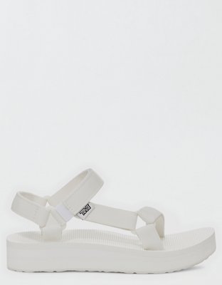 Teva sandals platform discount white