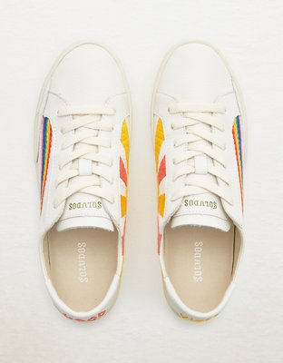 soludos rainbow wave sneakers