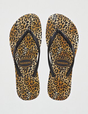 Havaianas Leopard Slim Flip Flops
