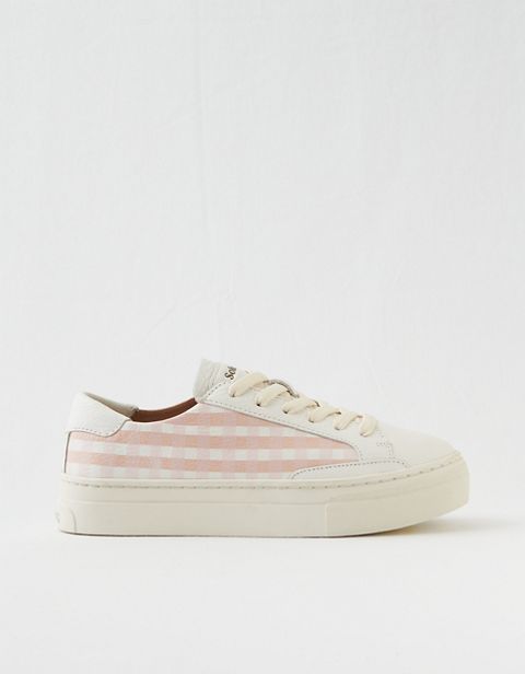 Женские кроссовки Aerie Soludos Ibiza Gingham Platform Sneaker