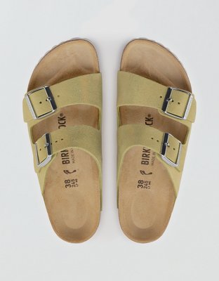 Womens Beige & Brown BIRKENSTOCK Arizona Sandals