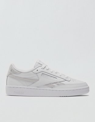 REEBOK Club C Revenge white / black - white blue leather sneakers shoes