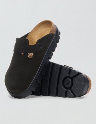 Женские сабо Aerie Birkenstock Chunky Suede Clog — фото 3