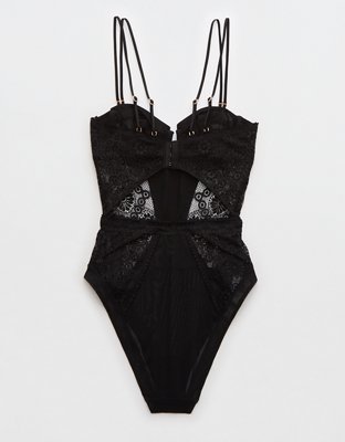 Aerie Real Power Joy Lace Bodysuit