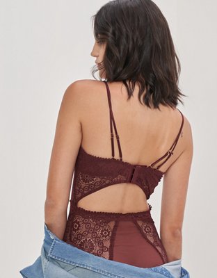 Aerie Real Power Joy Lace Bodysuit