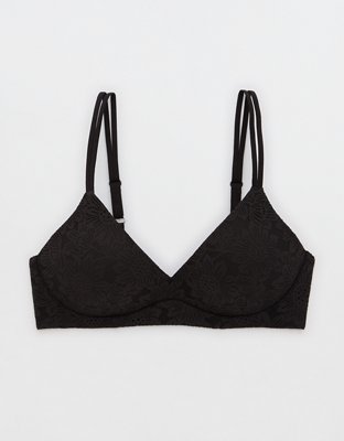 Soutien-gorge pigeonnant sans armature à dentelle fleurie Sunnie