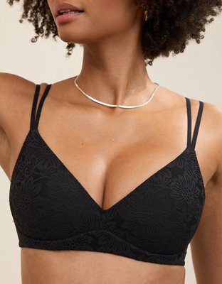 Sunnie Bloom Lace Wireless Push Up Bra | Aerie