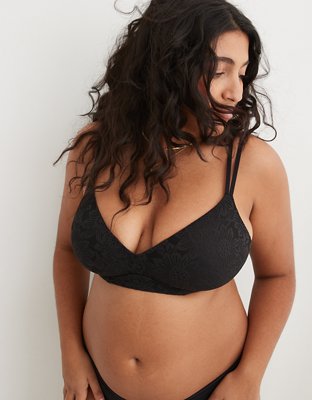 Soutien-gorge pigeonnant sans armature à dentelle fleurie Sunnie