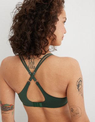 Aerie Real Sunnie Wireless Push Up Blossom Lace Bra