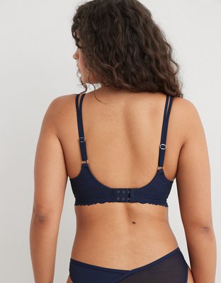 Sunnie Lightly Lined Wireless Push Up Blossom Lace Trim Bra