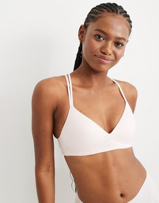 American Eagle Aerie Real Sunnie Wireless Push Up Ombre Lace Bra