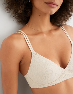 Buy Aerie Real Sunnie Demi Push Up Bloom Lace Bra in Kuwait
