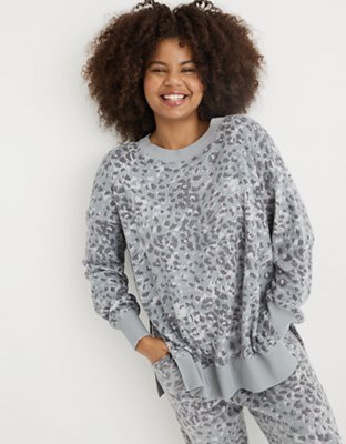 aerie good vibes oversized sweatshirt