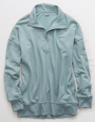 aerie cozy quarter zip