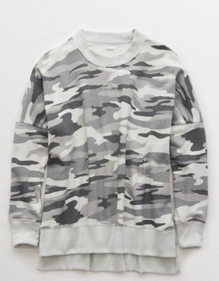 aerie hometown sweatshirt camo