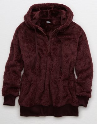 aerie sherpa hoodie