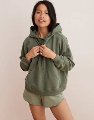 aerie distressed hoodie